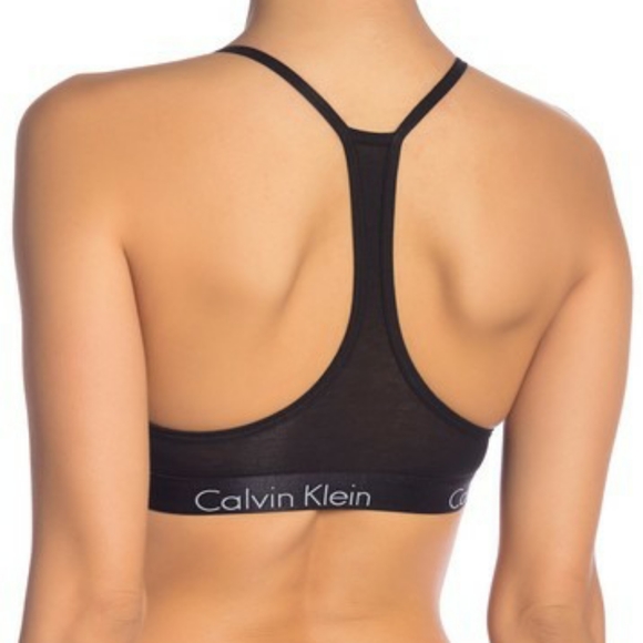 CALVIN KLEIN BLACK BRALETTE SIZE MEDIUM NEW WITH TAGS - Picture 2 of 7